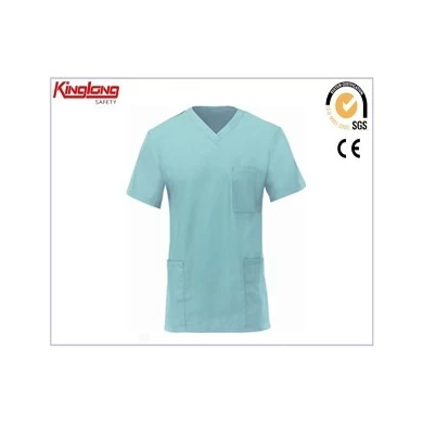 Poly cotton hospital uniforms nursing scrubs,Unisex mens womens nurse uniform price