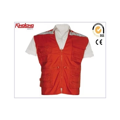 Polyester Traffic Safety Vest, EN20471 Veiligheid Vest, Custom High Visibility Vest van de Veiligheid