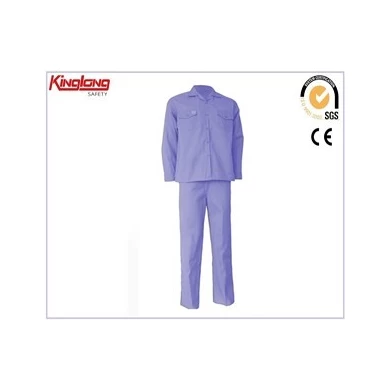 Oblíbený styl modrý oblek s dlouhým rukávem, pracovní multifunkční modrý oblek pro muže
