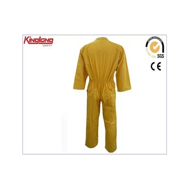 Protective Clothing Orange Security Uniform, 100% Cotton Work Coverall Wholesale
