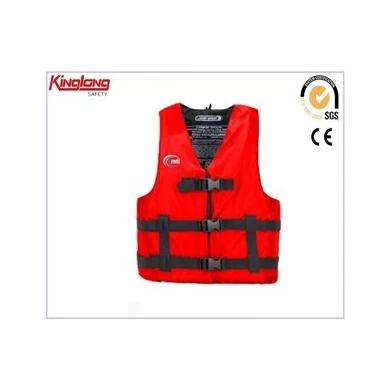 Red vest fahsionable high quality vest, road warning multi pockets vest