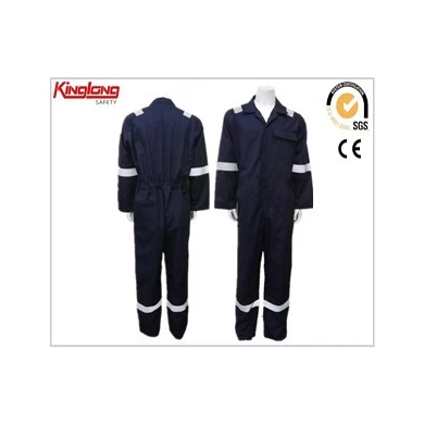 Reflective Work Coverall,Fireproof Reflective Work Coverall,Navy Proban Fireproof Reflective Work Coverall