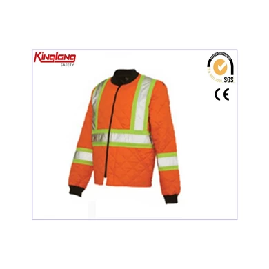 Safety fireproof &high visibility Fluorescent Yellow jacket