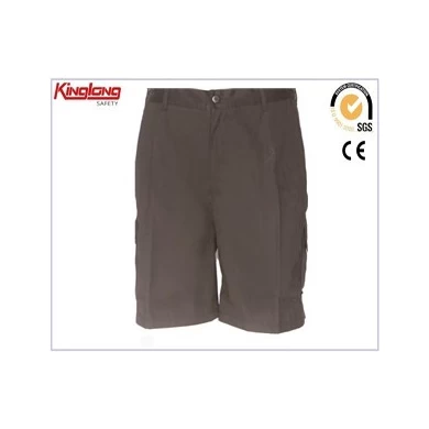 Veiligheidskleding hot sale hardloopshorts, 100% katoenen shorts cargozakken aan de zijkant Werkkleding