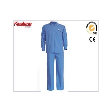 2016 new arrival safety workwear durable and functional suits, 65%polyester35%cotton fabric blue suits china supplier