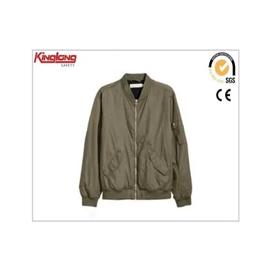 Spring style fashion design mens bomber jacket,high quality side pockets safety jacket