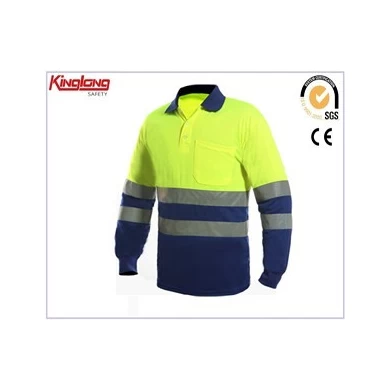 Letní oblečení pracovní reflexní páskové uniformy, pánské pracovní košile světlé barvy hivi košile