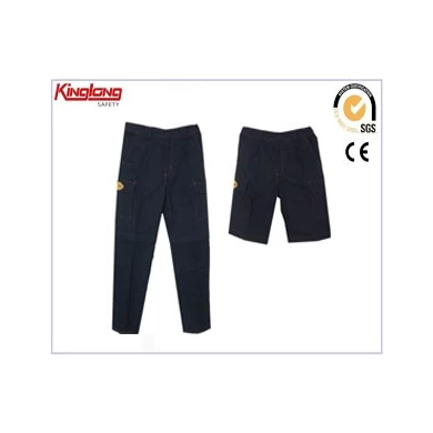 Top qualità 2 in 1 staccabile Cargo Pants, pantaloni cargo cuciture rinforzate con multi-tasche