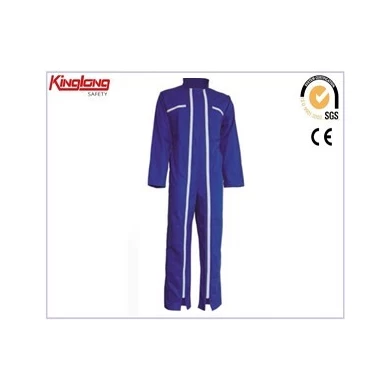 Dos overoles largos de cintura elástica con cremallera de PVC, uniforme de trabajo unisex de alta calidad a la venta