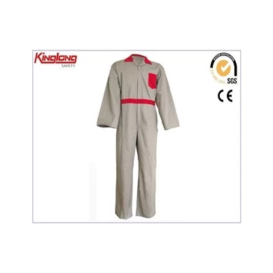 Unisex workwear high quality coveralls,Cotton fabric color combination coverall china supplier