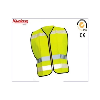 Vest met reflecterende tape, werkkledingvest met reflecterende tape, in de fabriek op maat gemaakt werkkledingvest met reflecterende tape 100% polykatoen breitaillekatoen