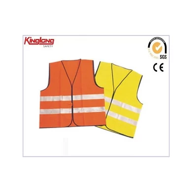 Vest met reflecterende tape, werkkledingvest met reflecterende tape, in de fabriek op maat gemaakt werkkledingvest met reflecterende tape 100% polykatoen breitaillekatoen