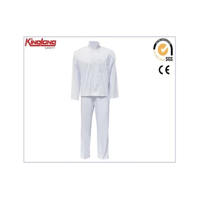 Bianco cuoco uniforme, cotone classico Uniforme Chef
