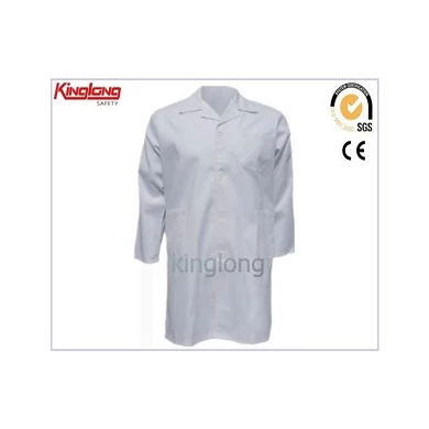 Bata de laboratorio blanca, uniforme de médico Bata de laboratorio blanca, uniforme de médico del personal del hospital Bata de laboratorio blanca