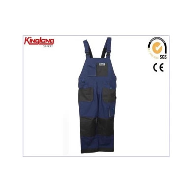Wholesale safety bib pants with oxford reinforcement, logo custom safety overall china supplier