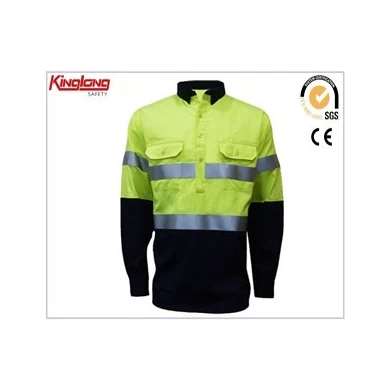 Work wear cotton reflective tape clothing,Hot style mens working garment for sale