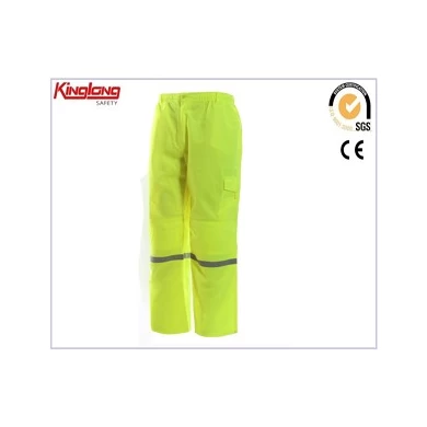 oděv bezpečnostní pracovní oděvy fluorescentní žluté pracovní kalhoty ležérní kalhoty