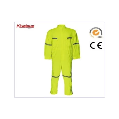 factory wholesale reflective coverall, high quality hi-vis coveralls