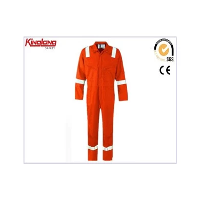 fire resistant coverall,reflective tapes fire resistant coverall,Cotton Orange HIVI reflective tapes fire resistant coverall