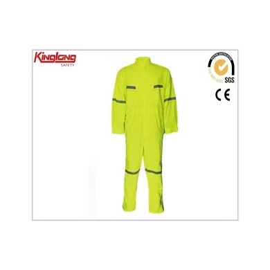 hi-vis latest style wholesale china coveralls, reflective workwear safety coverall wholesale china