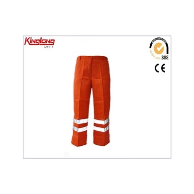 high quality working garments safety workwear leisure cargo pant with reflective tape