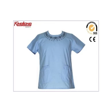 hospital uniform supplier China, white lab coat wholesale