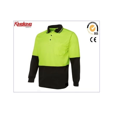 long sleeve safety shirt china supplier,wholesale cheap safety reflective t-shirt