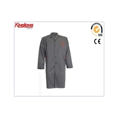 Ropa protectora para hombres, ropa de trabajo, uniforme de hospital, bata de laboratorio