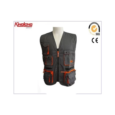 safety vests,canvas waistcoat with lots pockets,Latest Designer Adults Wear Vest Safety Reflective Waistcoat
