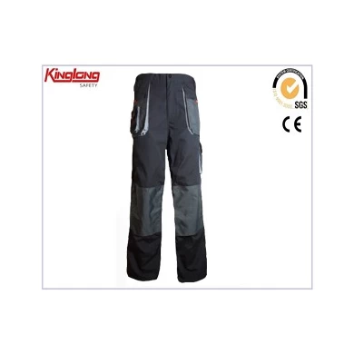 wholesale 100% cotone uomo sicurezza lavoro pantaloni cargo tela oxford ginocchiera