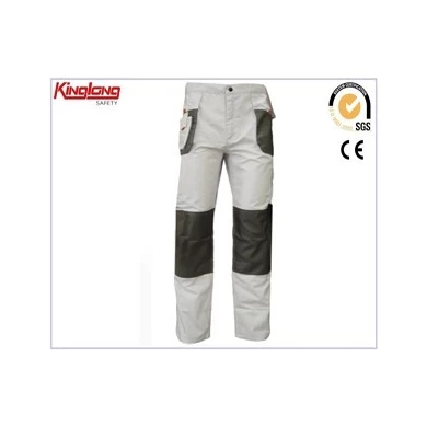 оптовые мужские брюки-карго для обеспечения безопасности, китайский поставщик белых художничных брюк
