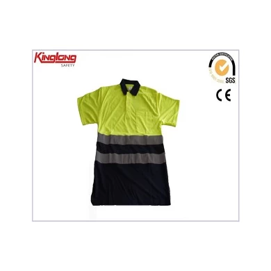 wholesale men safety workwear polo clothing  customized type half  formal sleeve shirts
