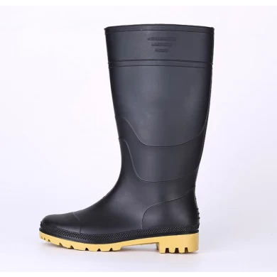 101-3 رخيصة أحذية المطر الأسود غير السلامة العمل