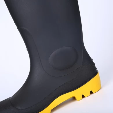 106-5 waterproof steel toe pvc work boots men