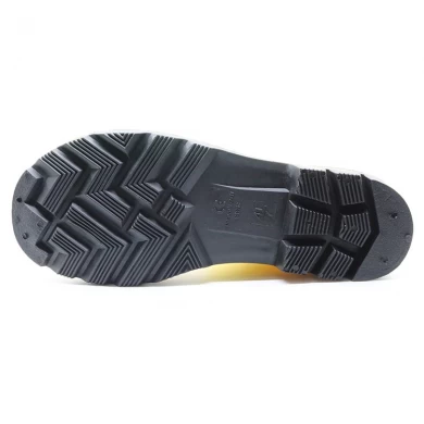 107-YB防水钢鞋头pvc安全雨胶靴