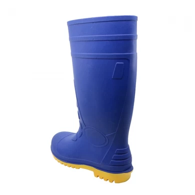 108-6 best selling blue pvc safety work boots