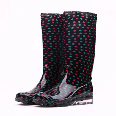 202-5 waterproof glitter women PVC rain boots