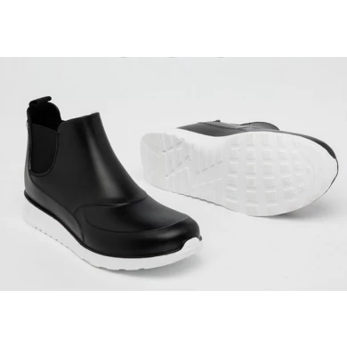HNX-001 Unisex su geçirmez moda ayak bileği PVC yağmur Boots