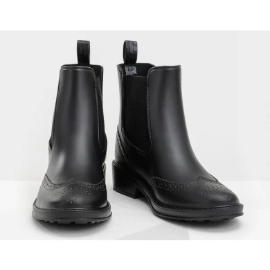 Hux-1 moda Chelsea tornozelo estilo botas de chuva para as mulheres