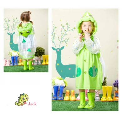 KRB-003绿色时尚coloful pvc雨靴为孩子们