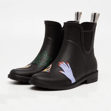 RB-004 mejores botas impermeables impermeables de lluvia para las mujeres
