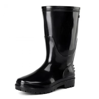 SQ-501B botas de lluvia con purpurina pvc no seguras baratas para hombres