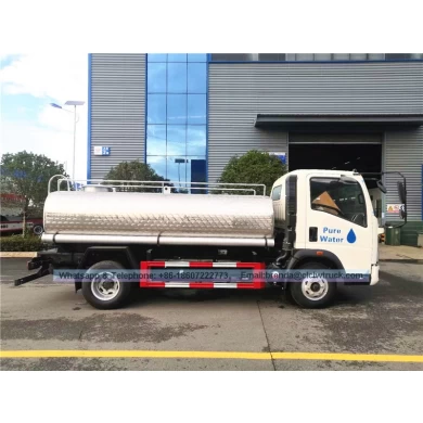 Thép không gỉ 1000L-5000L để vận chuyển sữa vận chuyển bể chứa sữa trên xe tải