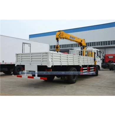4*2 Dongfeng Kingrun 6.3 toneladas Camión de grúa con escalera