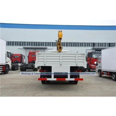 4*2 Dongfeng Kingrun 6.3 toneladas Camión de grúa con escalera