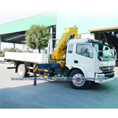 4 ton 4 * 2 DFAC Camión Grúa plegable del fabricante de China