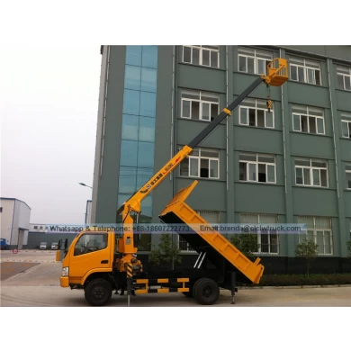 4x 2 dongfeng 6300 kg de grúa de carga de camión