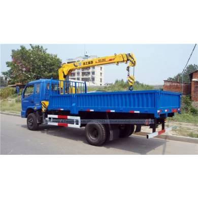 4x2 Foton Forland 5000 kgs Camion grue hydraulique Boom Grue