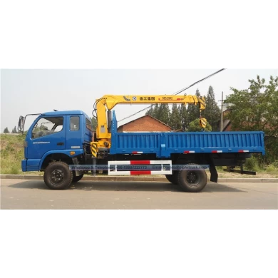 4x2 Foton Forland 5000 kgs Camion grue hydraulique Boom Grue