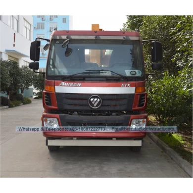 6300 kg FOTON AUMAN 4 X 2 Camión de cama plana con grúa